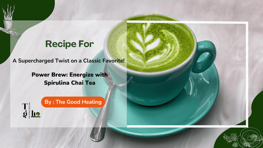 Power Brew: Energize with Chai Tea Spirulina – A Supercharged Twist on a Classic Favorite!