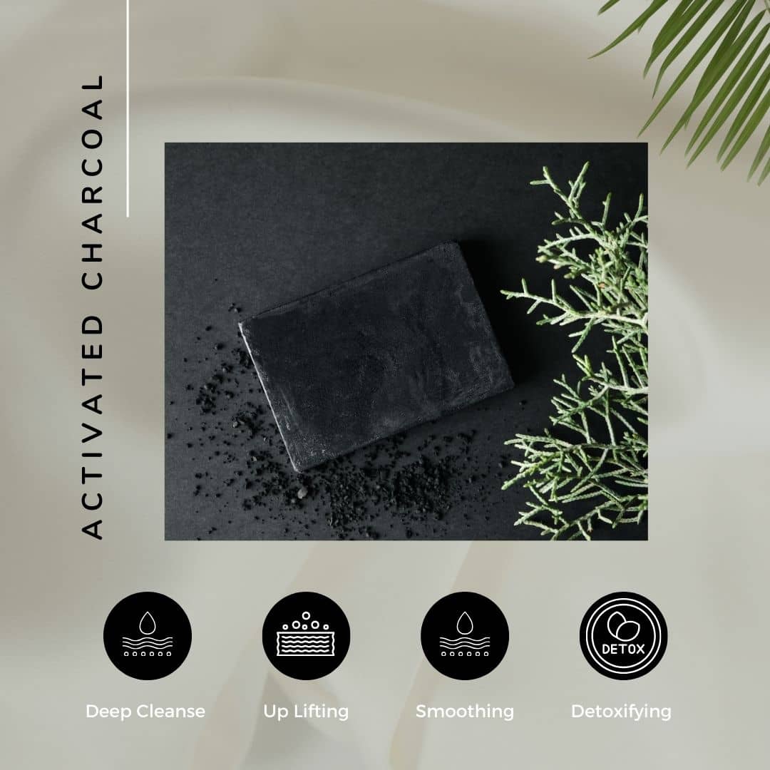 Activated Charcoal Soap - 100% Natural