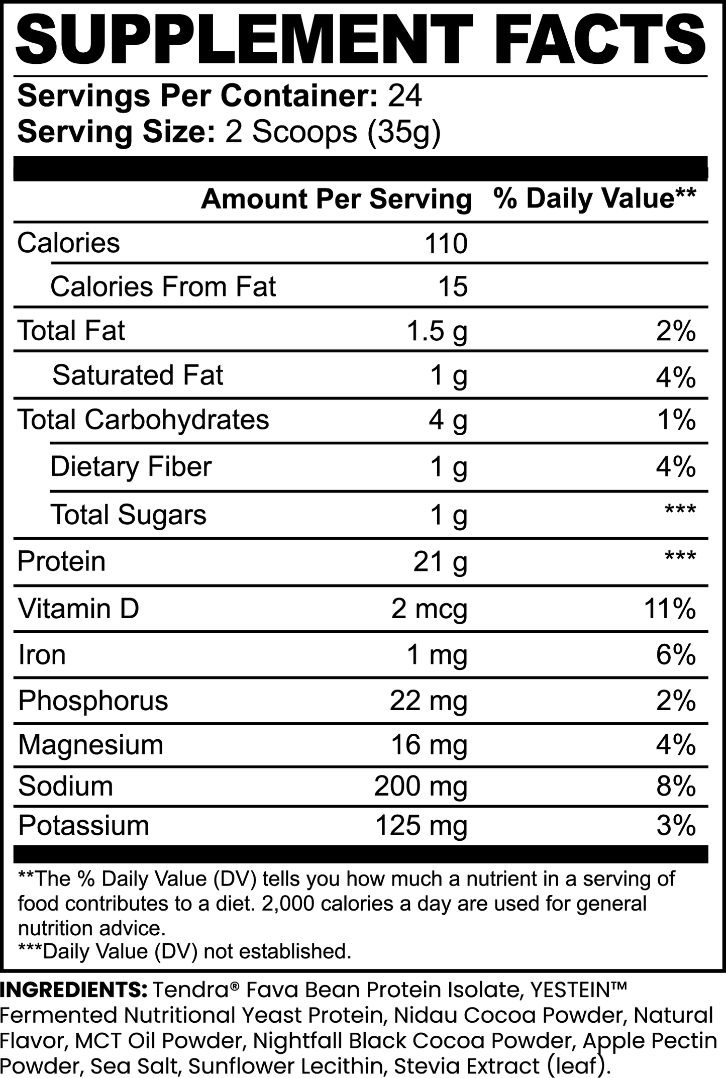 Plant Based Protein (Chocolate)