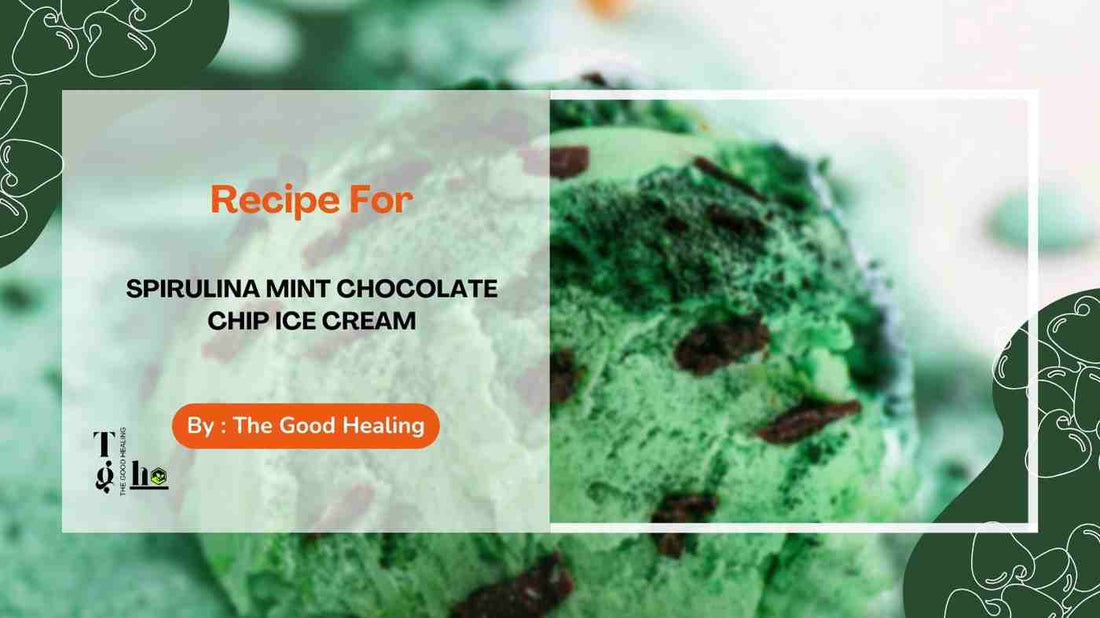 Satisfy Your Cravings with This Healthy Spirulina Mint Chocolate Chip Ice Cream!