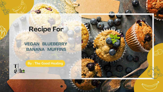 Wholesome Delight: Easy Vegan Blueberry Banana Muffins