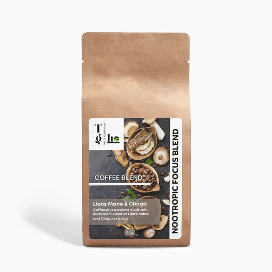 Optimal Focus Coffee - Lion’s Mane & Chaga Mushroom 4oz.