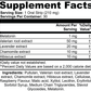 Sleep Strips Supplement Facts